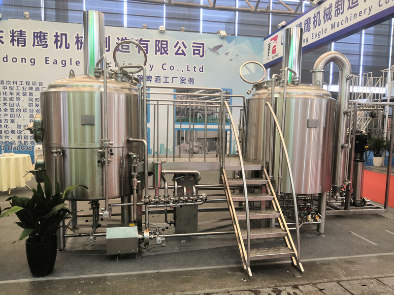 2 Vesssels Brewhouse equipment for beer brewing ZXF